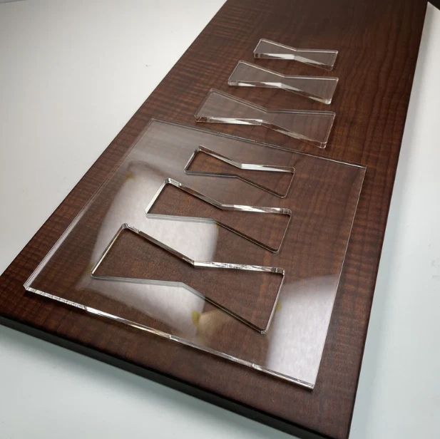 STREETWISE 3D Router Jig Template Woodworking Bowtie Inlay Bowtie Insert Dutchman 8mm Acrylic