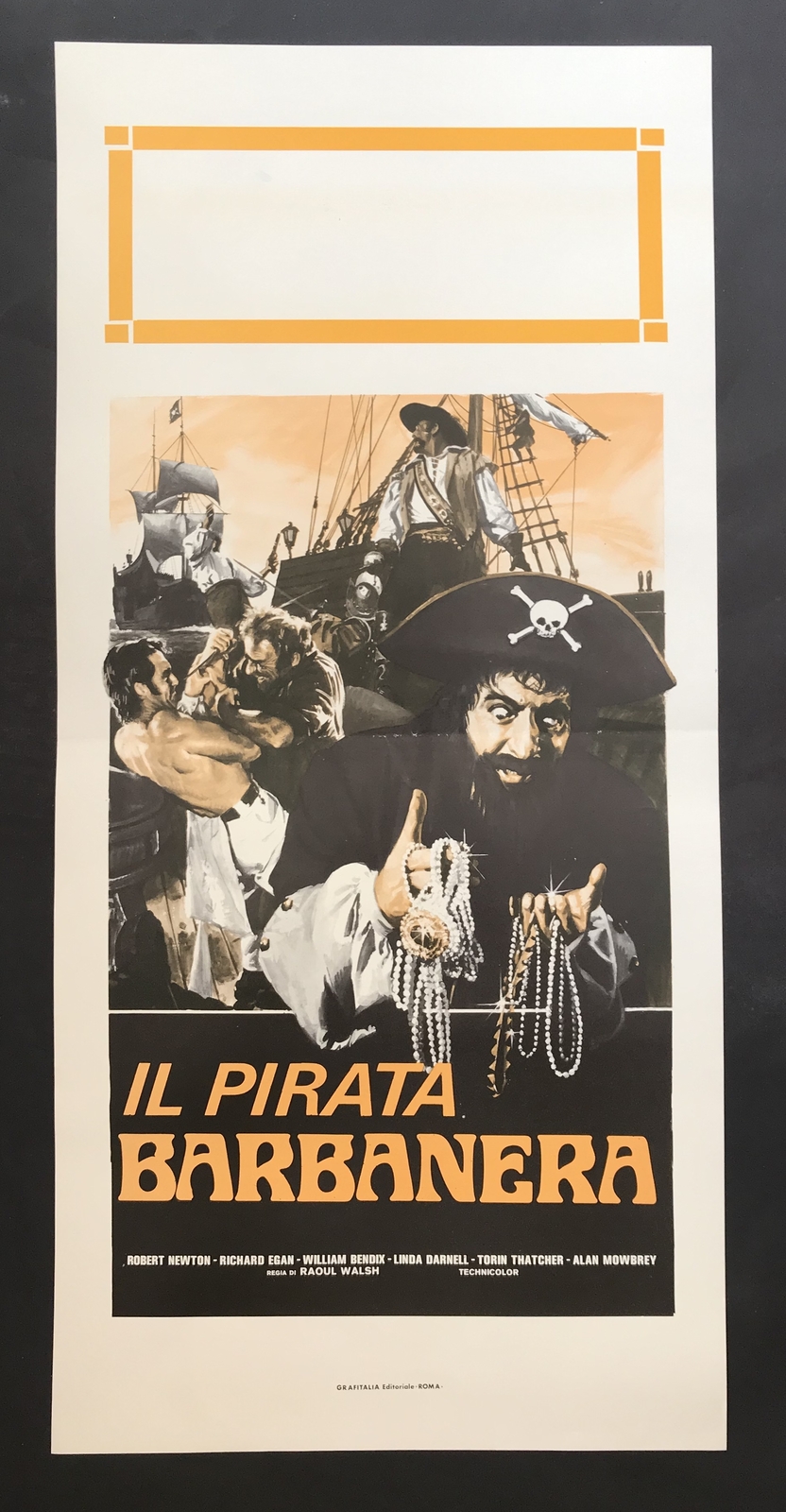 Locandina di Il pirata Barbanera (1952)
