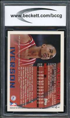 1996-97 Topps NBA At 50 #171 Allen Iverson Rookie Card BGS