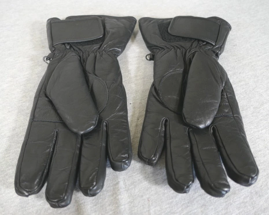男式哈雷皮革Thermolite内衬驾驶摩托车冬季手套尺寸Med — 第 3/4 张图片