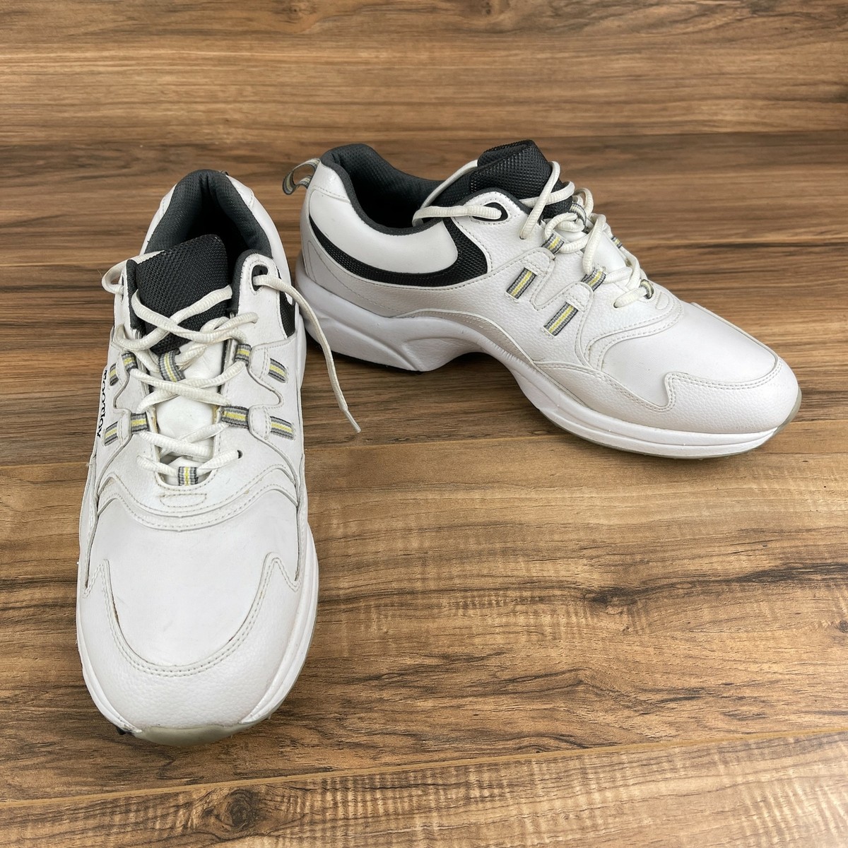 Footjoy Greenjoys 45335 Men's White Synthetic Leather Lace Up Golf