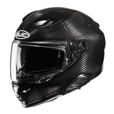 Motorrad HJC F71 Carbon Solid Integralhelm (Carbon/Schwarz) Gr: L (59)