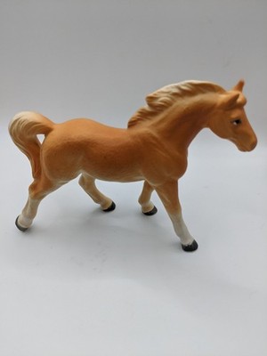 VTG Blonde Horse Porcelain Figurine Bowl O Beauty Company
