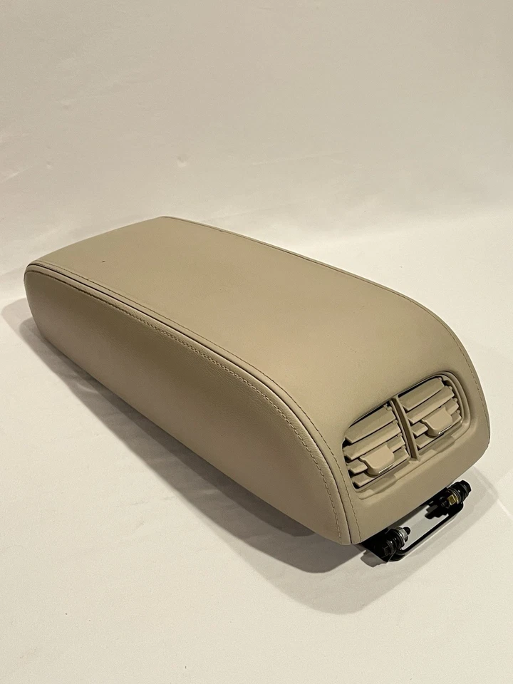Cadillac Seville 1998-2004 consola central reposabrazos tapa cuero beige/esquisto fabricante de equipos originales✅ Foto 4 de 4
