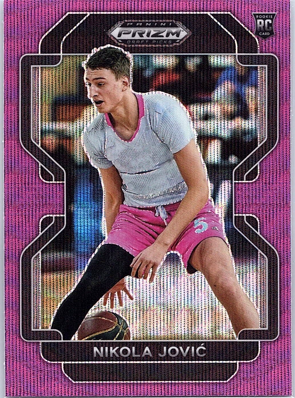 2022 Panini Prizm Draft Picks #75 Nikola Jovic Purple Wave RC