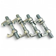 4 Clamps - Shipping Container Bridge Fitting - 280 MM - Galvanized Screw Clamp t