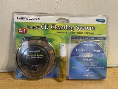 NEW Philips Magnavox 4 IN 1 Performax Complete CD Cleaning System Sealed PM62030