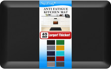 4/5 Inch Thick Kitchen Mat - Cushioned anti Fatigue Mats for Kitchen Floor - Eas