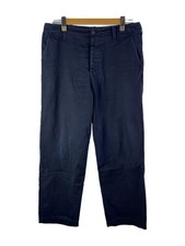DRIES VAN NOTEN straight Pants Navy 48 Used