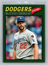 2026 Topps Heritage Clayton Kershaw #190 Green Border