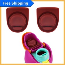 2-Pack Silicone Replacement Lids for Owala FreeSip Bottles - Leak-Proof Design