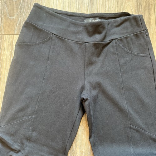 The Limited Black Stretch Dress Leggings Size Small Piping Front & Back Leg Y2K - Picture 5 of 11