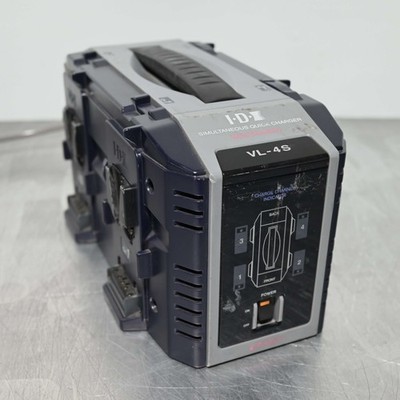 IDX VL-4S 4-Channel Simultaneous V-Mount Battery Charger V-Lock Quick Charger