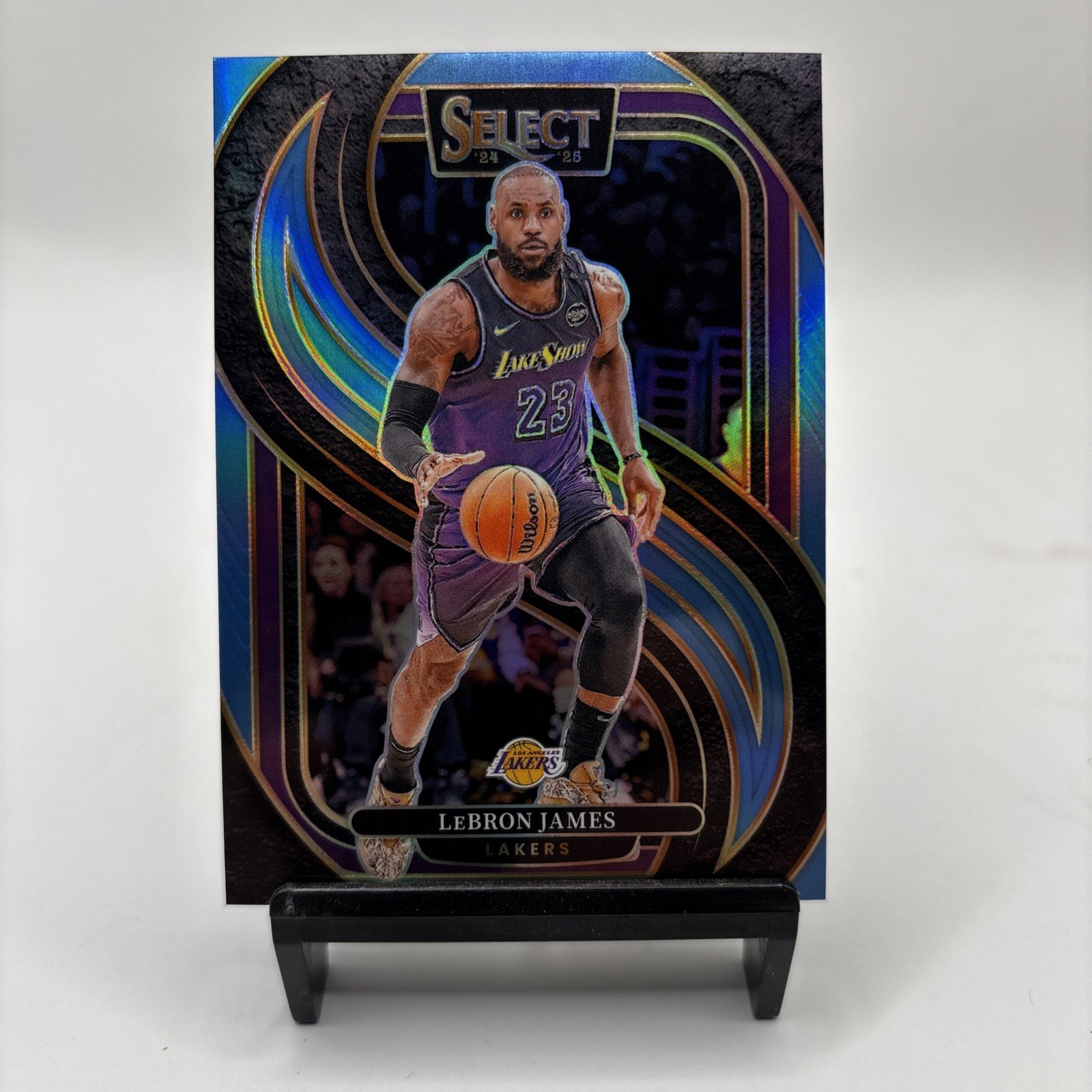 2024-25 Panini Select - Premier Level LeBron James #111 Light Blue Prizm /299