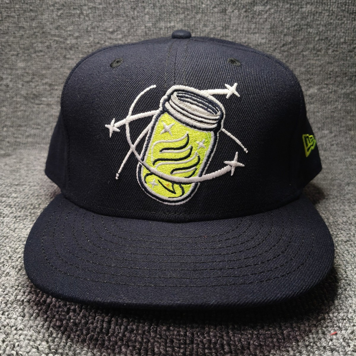 New Era Columbia Fireflies 59FIFTY Fitted Hat Navy Size 8 MiLB