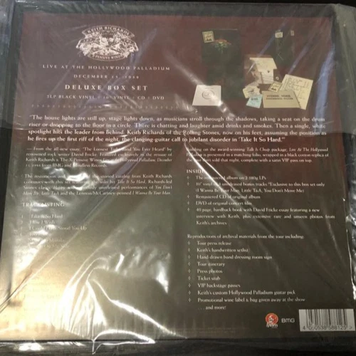 Keith Richards – Live (Doppel LP, DVD, CD + 10", 2022), Deluxe Edition, neu (M) - Bild 3 von 4