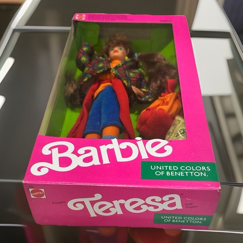 Teresa Steffi Face United Colors of Benetton Barbie Doll 1990 NRFB! Rare! HTF!🟢 - Picture 20 of 24