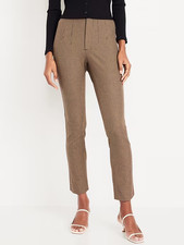 Old Navy Womans 20 Pants High-Rise Pixie Skinny Secret Smooth Pocket Houndstooth