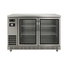 Polar PBB61-2G-24SS Back Bar Cooler   61  Two-Door Commercial Beverage