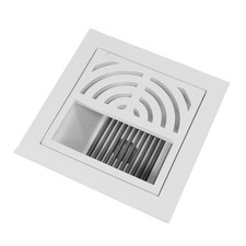 Jones Stephens S49043 3 PVC FLOOR SINK W/ 1/2 GRATE  DOME STR