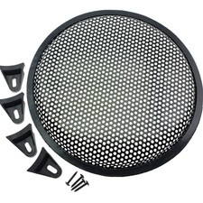 Classic Mesh Design 12-Inch Speaker Grill Covers - Easy Installation Included