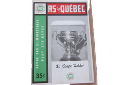 1963-64 Quebec Norddiques vs Cleveland Barons AHL Calder Cup Hockey Program