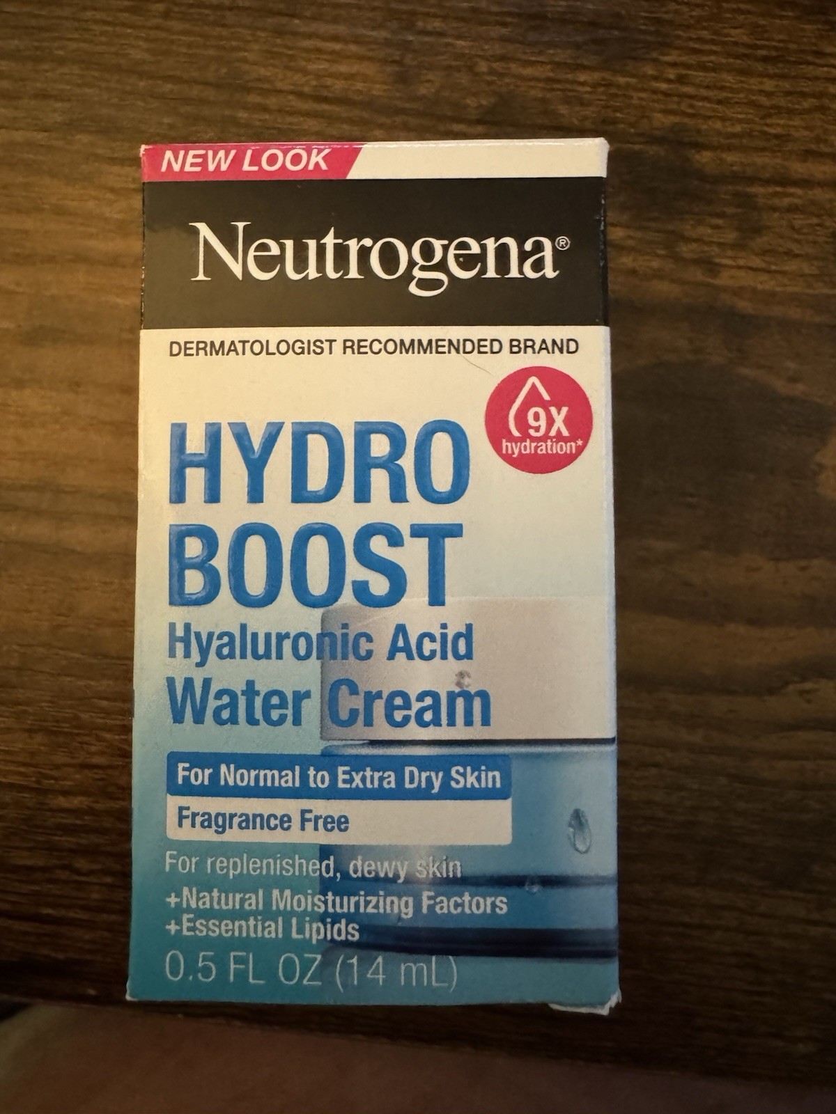 Neutrogena Hydro Boost Water Cream Fragrance Free Travel Size 15ml 0.5oz New