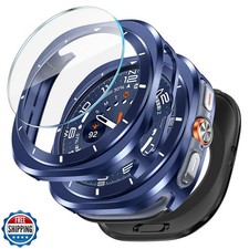 LETOID 3 in 1 Metal Case for Samsung Galaxy Watch Ultra/Ultra 2 S