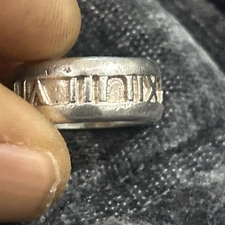 [TIFFANY&Co.]  Atlas Ring Roman Silver 925 No. 8 Excellent limited From JAPAN