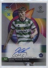 2023-24 Topps Finest UEFA Club Competitions Odin Thiago Holm #A-OH Auto 1yj