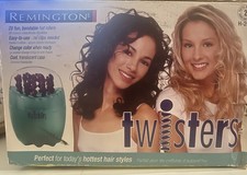 Remington Twisters Bendable Hair Hot Rollers Spiral Curler Set H-2030 Never Used