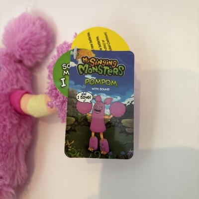 My Singing Monsters plush Pompom RARE Squeeze Her Hand She Sings