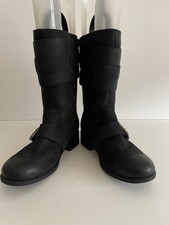 UGG AustraliaStiefel Leder Lammfell 41 Original Schwarz Frauen,top Zustand