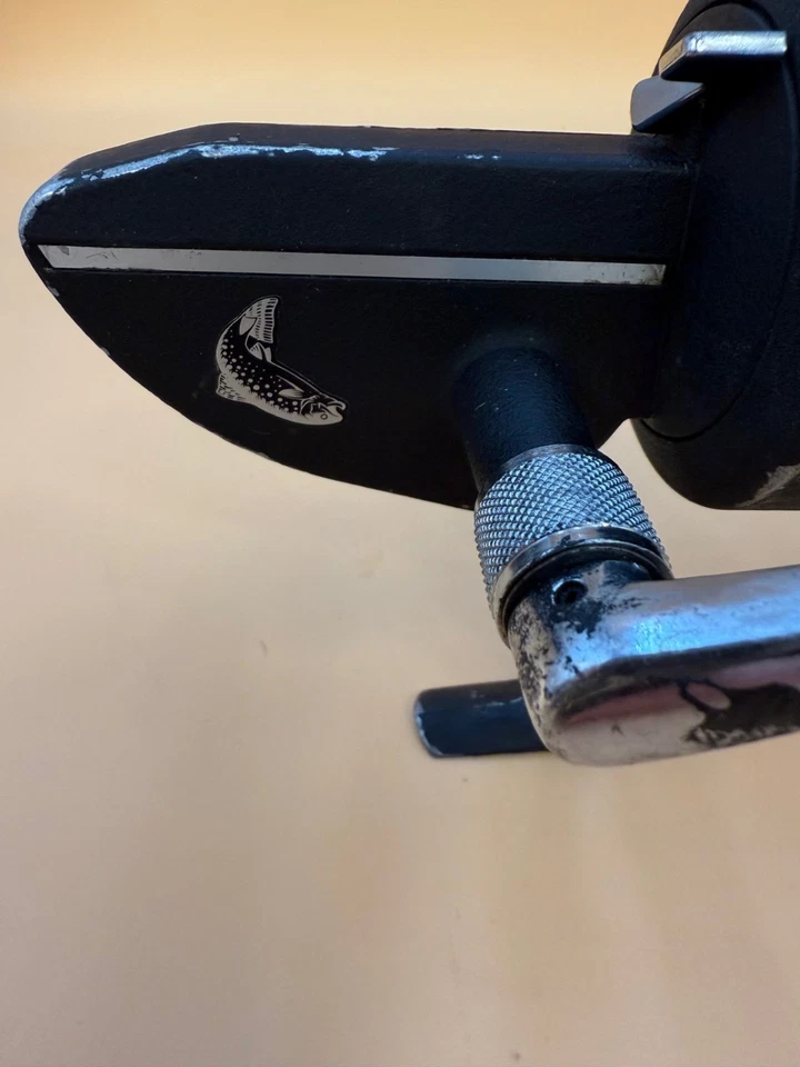 Carretel giratório de pesca vintage DAM QUICK 330 Alemanha Ocidental cabo de baquelite - Imagem 4 de 4