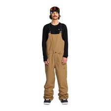 Volcom V.Co Sparta Bib Overall Men's Snow Pants, Bronze, X-Large