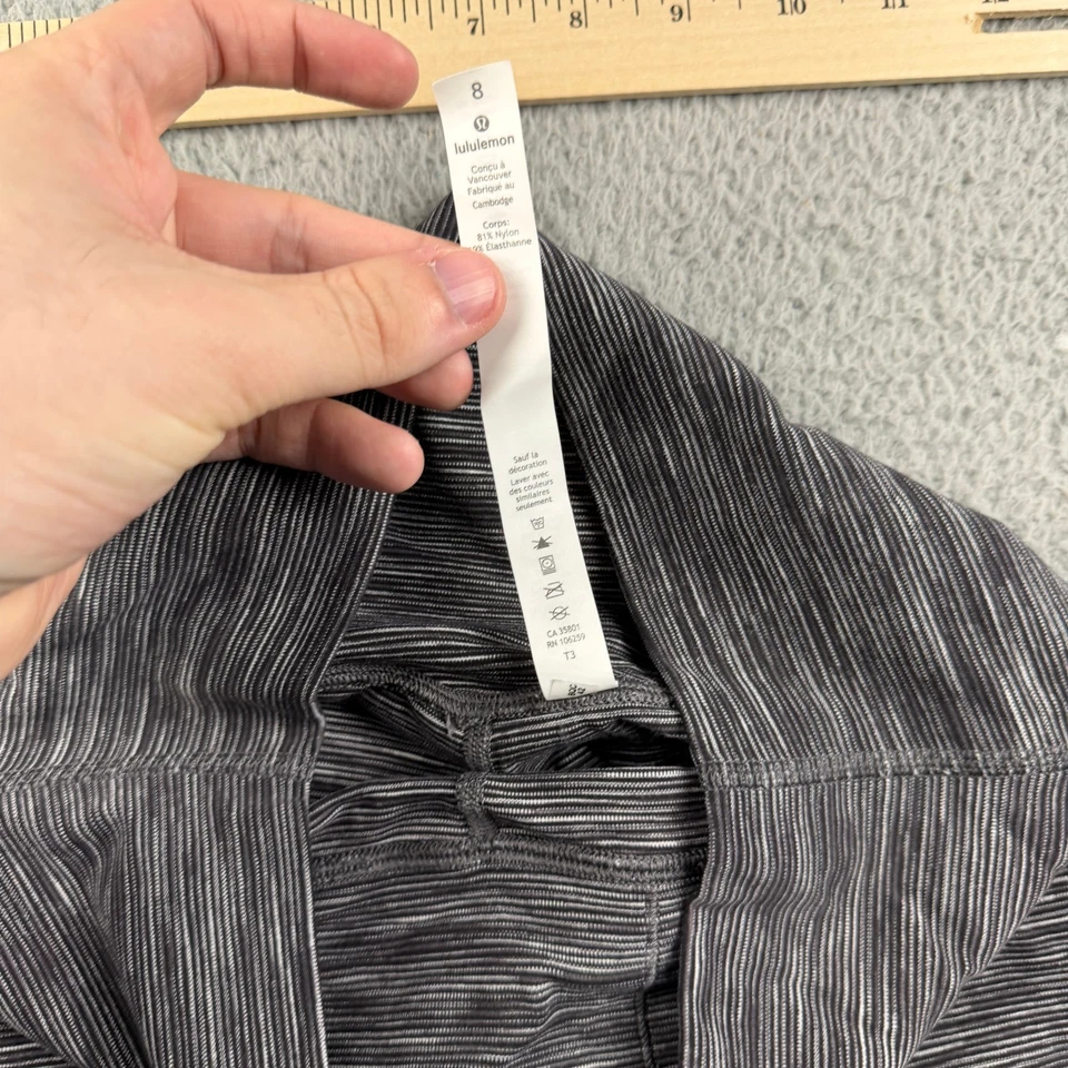 Leggings de tiro alto Lululemon Align para mujer 8 negros brezo 28" Foto 3 de 4
