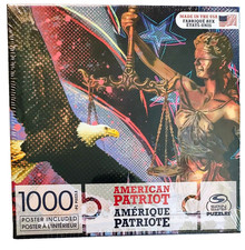 American Patriot 1000 Piece Puzzle - Made in USA by Spin Master - New Sealed
