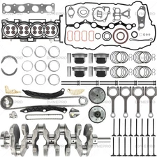 For 2011-2015 Hyundai Santa Fe Sport 2.4L Engine Rebuild Overhaul Kit G4KJ GDI