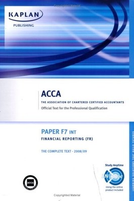 F7 Financial Reporting FR (INT): Complete Text