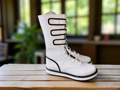 Leather Boots Custom Pro Wrestling Boots Leather Wrestling Shoes