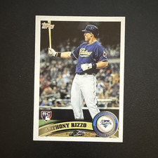 Topps 2011 Update Series Anthony Rizzo #US55 Rookie Card San Diego Padres. rookie card picture