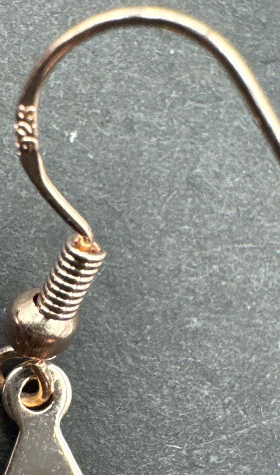 3” Statement Dangle Drop Sterling Silver Gold Ton… - image 6