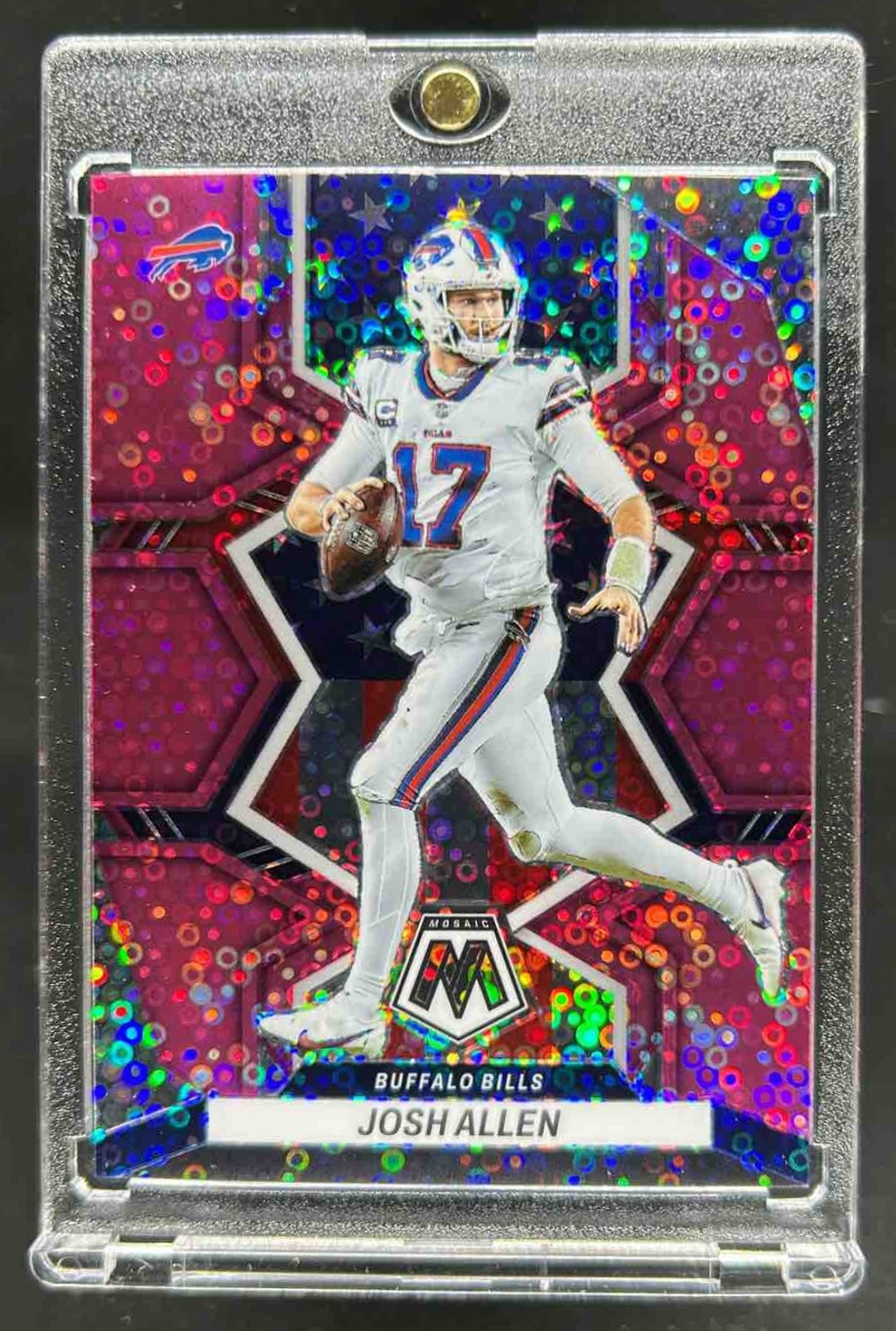 2022 Mosaic Josh Allen No Huddle Pink #20/20 Bills
