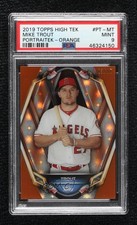 2019 Topps High Tek PortraiTEK Orange 23/25 Mike Trout #PT-MT PSA 9 MINT gp1