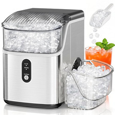 Nugget Ice Makers Countertop, Pebble Ice Machine with Chewable Pellet Ice, 35Lbs