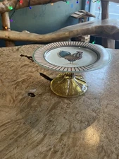 Small Collectible Chicken Serving Plater 6” Hand Made