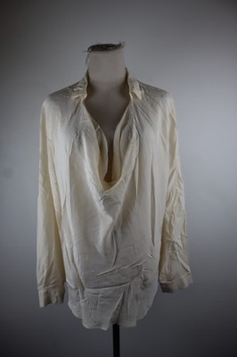 MAX&CO LONG JERSEY BLOUSE WOMEN 46 WOMAN CASUAL VINTAGE SHIRT LONG SLEEVE SILK