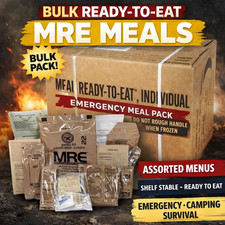 Limited Supply MRE 2 Pack Meal - Emergency Ready Meals, Long Shelf Life Meal