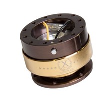 Nrg Innovations For Quick Release Gen 2.0 - Bronze Body Chrome Gold Ring Nrg Innovations For Quick Release Gen 2.0 - Bronze Body Chrome Gold Ring