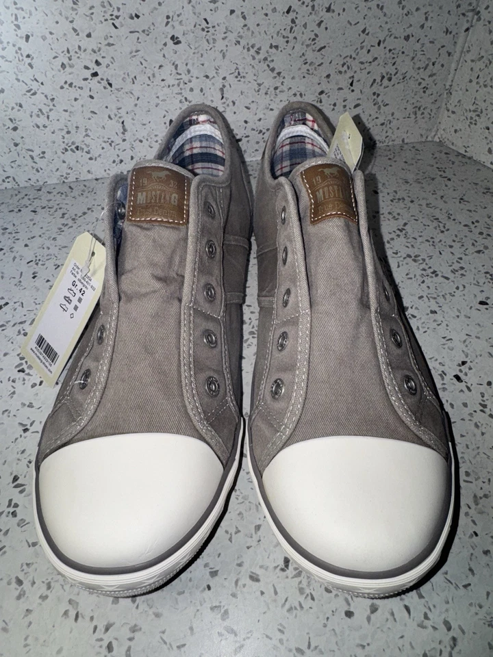 Zapatillas sin cordones Mustang True Denim marrón 42 EE. UU. 11-11,5 Foto 3 de 4